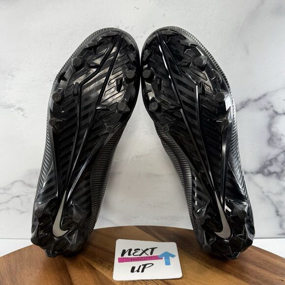 Men’s sz 8.5-Nike Vapor Strike 5 TD Low Football Cleats Black/Silver 833407-001 - Picture 6 of 9